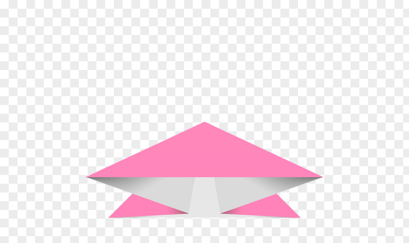 Origami Flower Triangle PNG