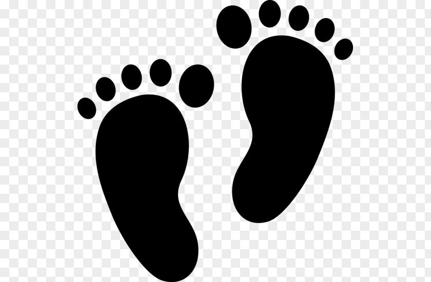 Black Posters Footprint Clip Art PNG