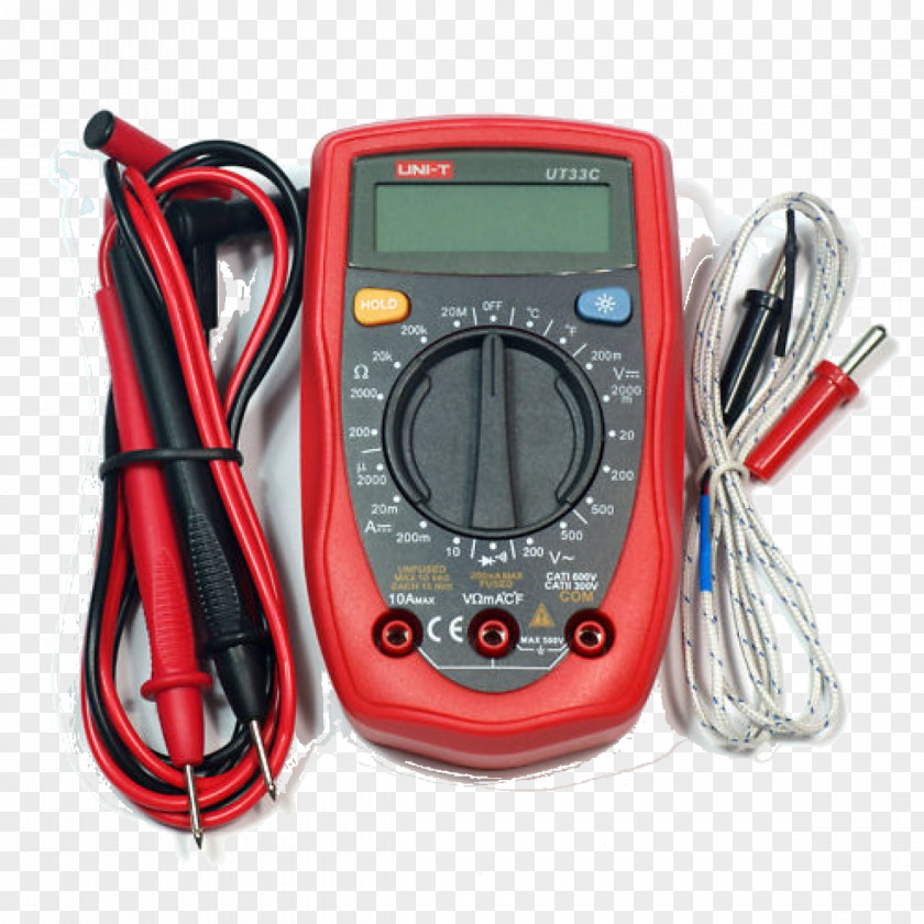 Flat Palm Material Digital Multimeter Electric Potential Difference Direct Current Measuring Instrument PNG