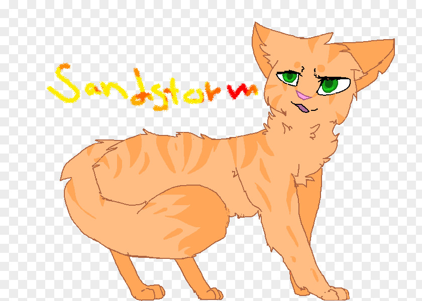 Kitten Whiskers Cat Warriors Sandstorm PNG