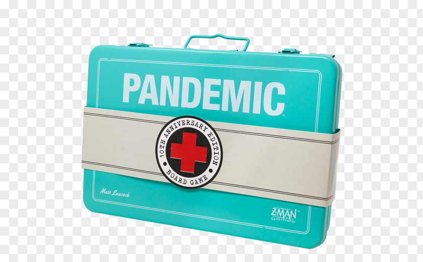 Metal Title Box Pandemic Z-Man Games Board Game Video PNG
