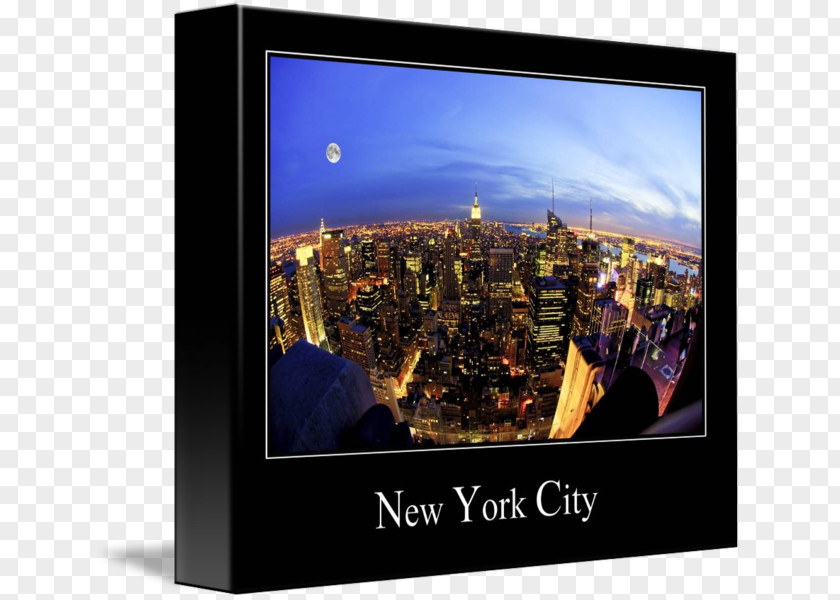 New York City Flat Panel Display Multimedia Television Video Stock Photography PNG