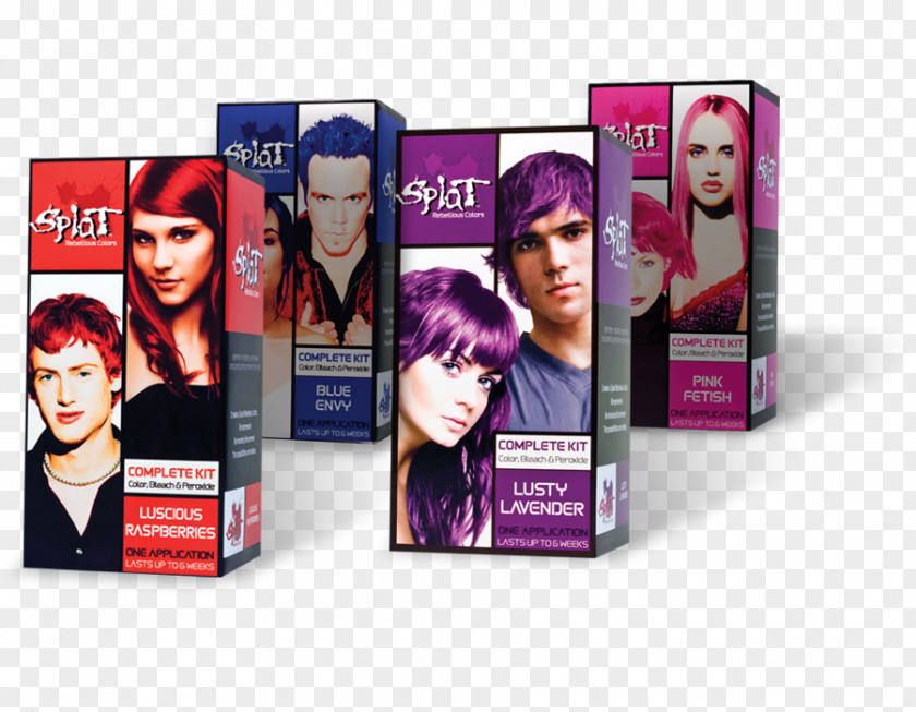 Purple Hair Coloring Permanents & Straighteners Raspberry PNG