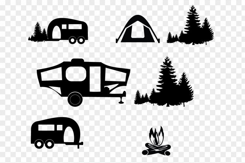 Ruby Beach Camping Reservation Clip Art Image PNG