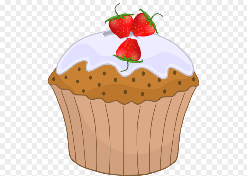 Strawberry Cupcake Muffin Mother Clip Art PNG