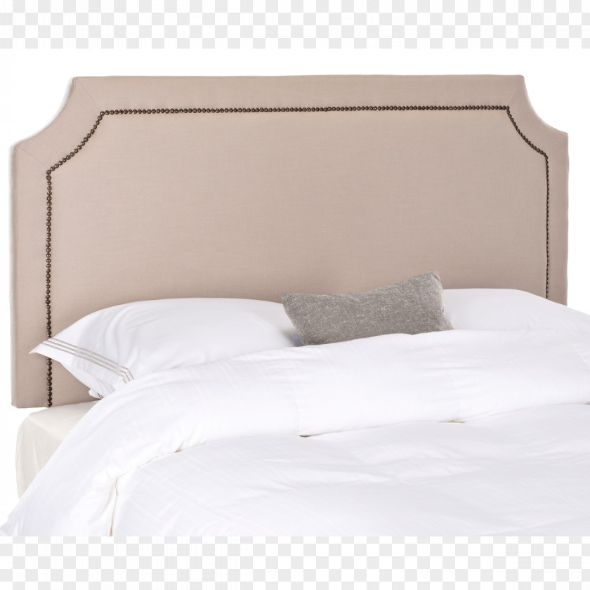 Bed Headboard Upholstery Linen Tufting Bedside Tables PNG