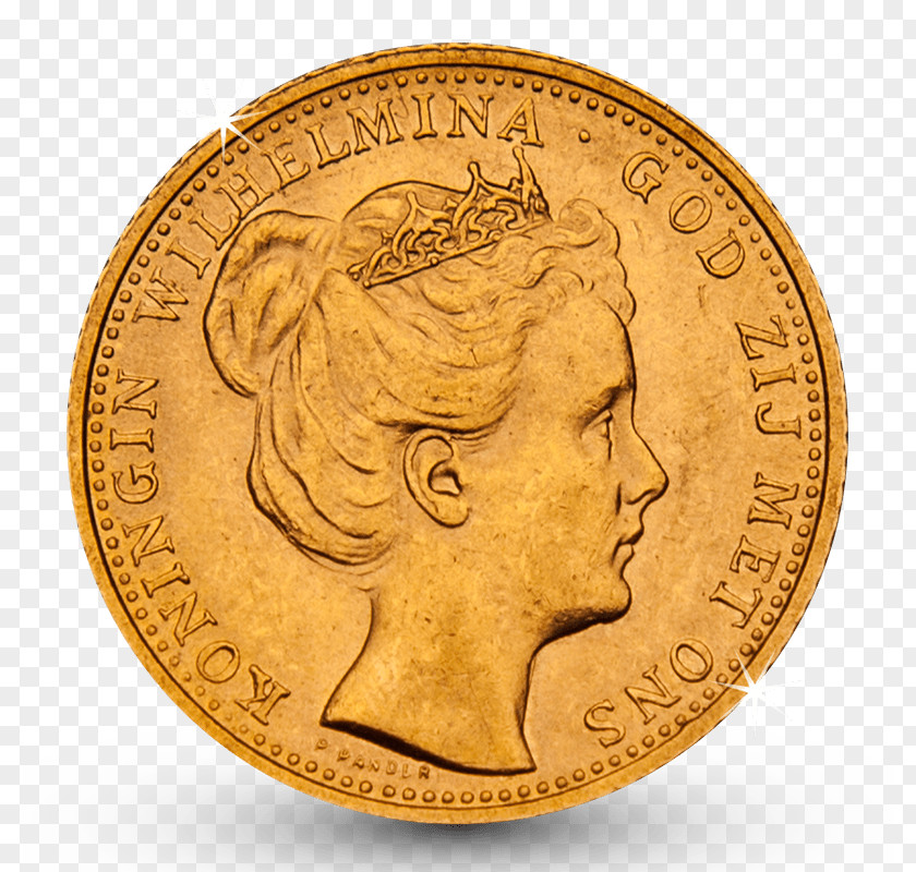 Coin Gold Tienguldenstuk Zilveren Tientje Silver PNG