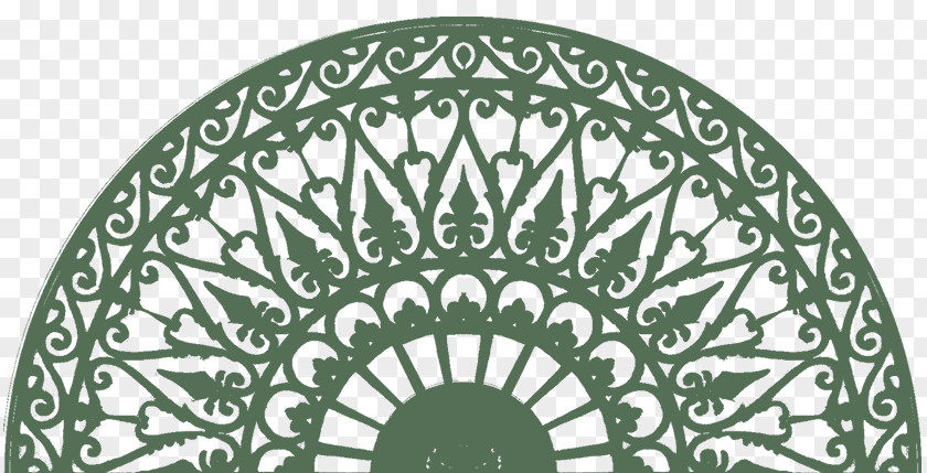 Fence Balcony Circle Font PNG