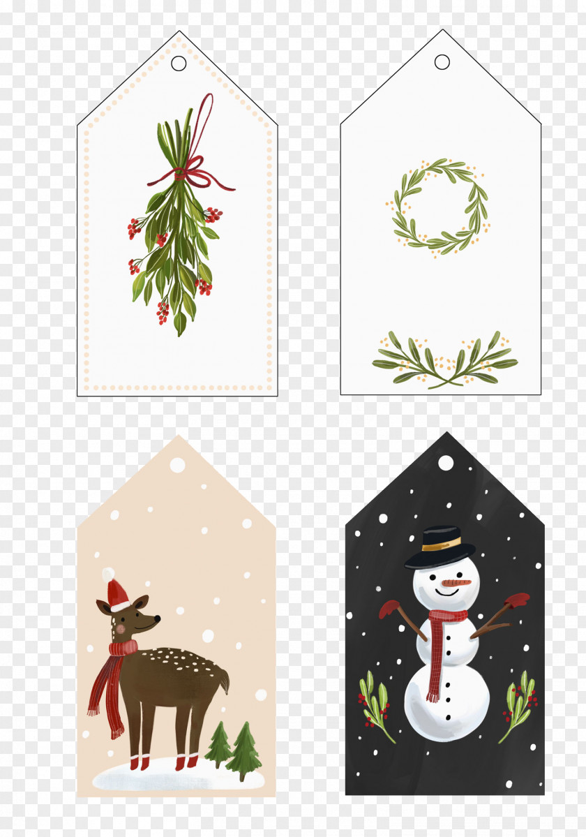 Label,Christmas Card Christmas Tree Ornament PNG