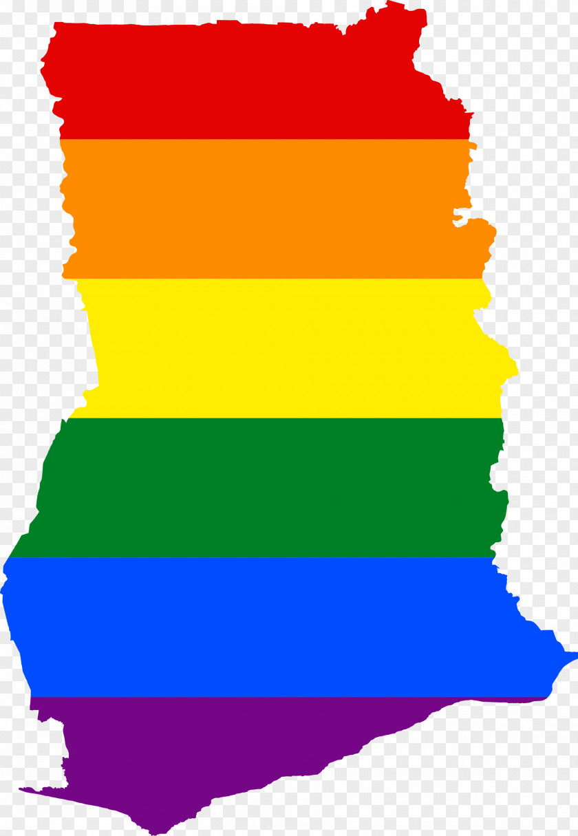 Lgbt Flag Of Ghana World Map PNG