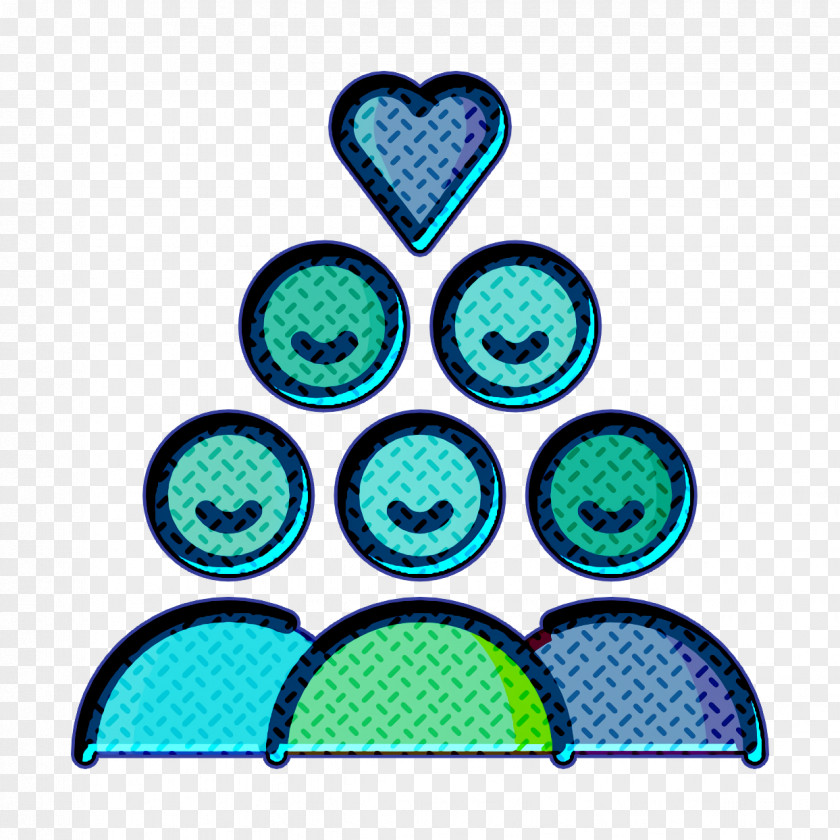 Stick Man Icon Charity Heart PNG