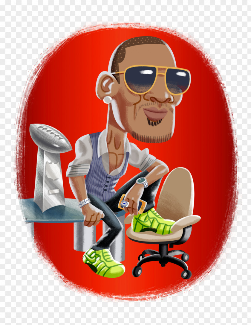 Athlete Sunglasses Cartoon PNG