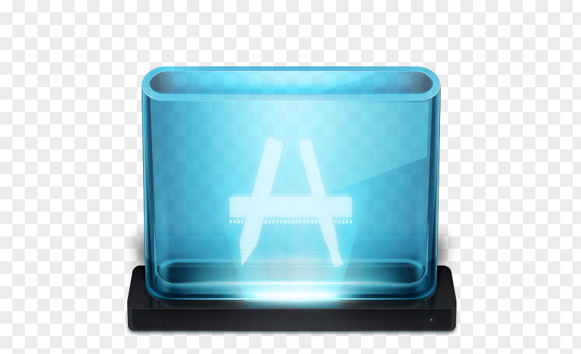 Apps Blue Rectangle Plastic PNG