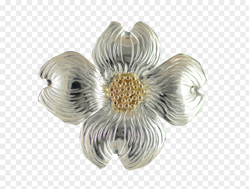 Bail Pattern Brooch Flower PNG