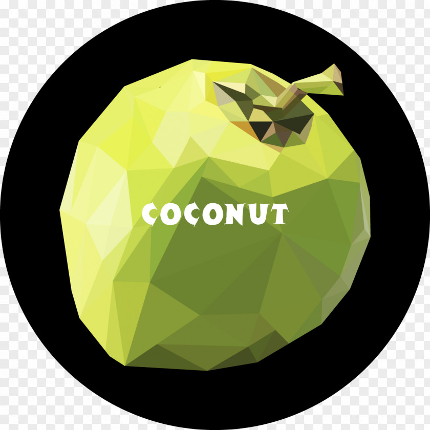 Coconut Meat Green Brand Font PNG
