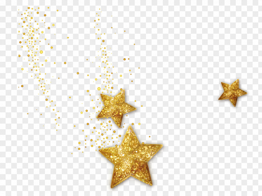 Gold Decoration Star 1 Graphic Design Computer File PNG