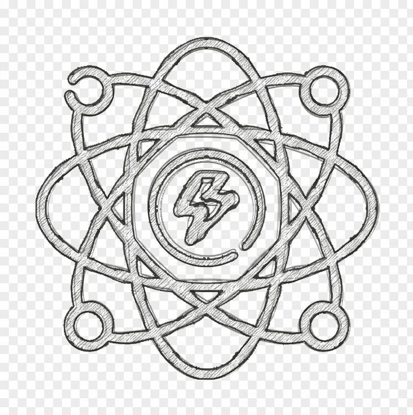Nuclear Icon Reneweable Energy Atom PNG