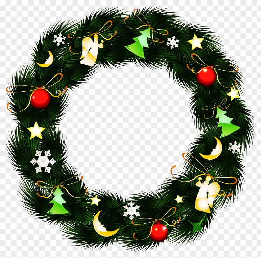 Pine Family Christmas Decoration PNG