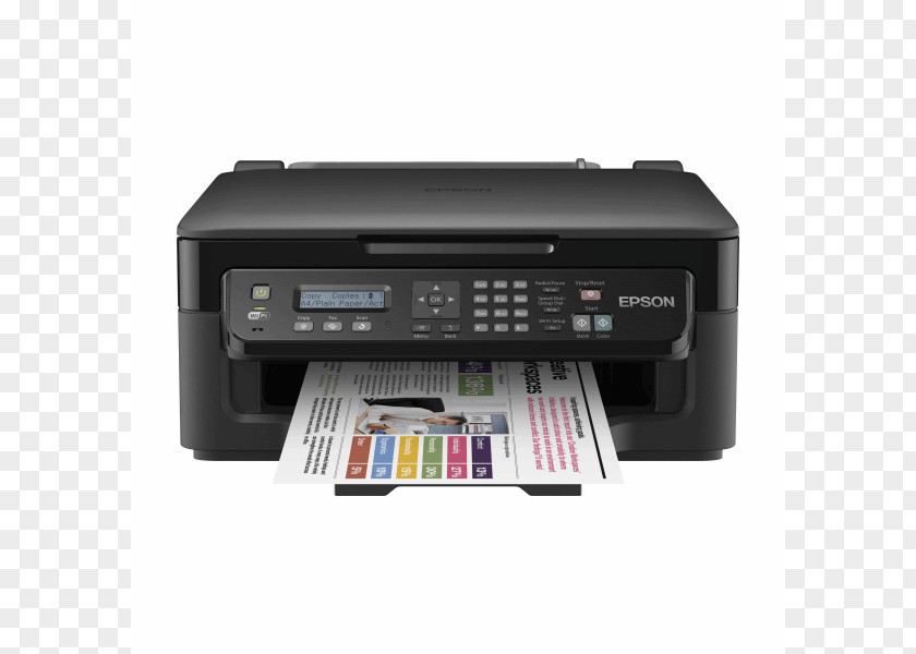 Printer Multi-function Epson WorkForce WF-2510 Inkjet Printing Ink Cartridge PNG