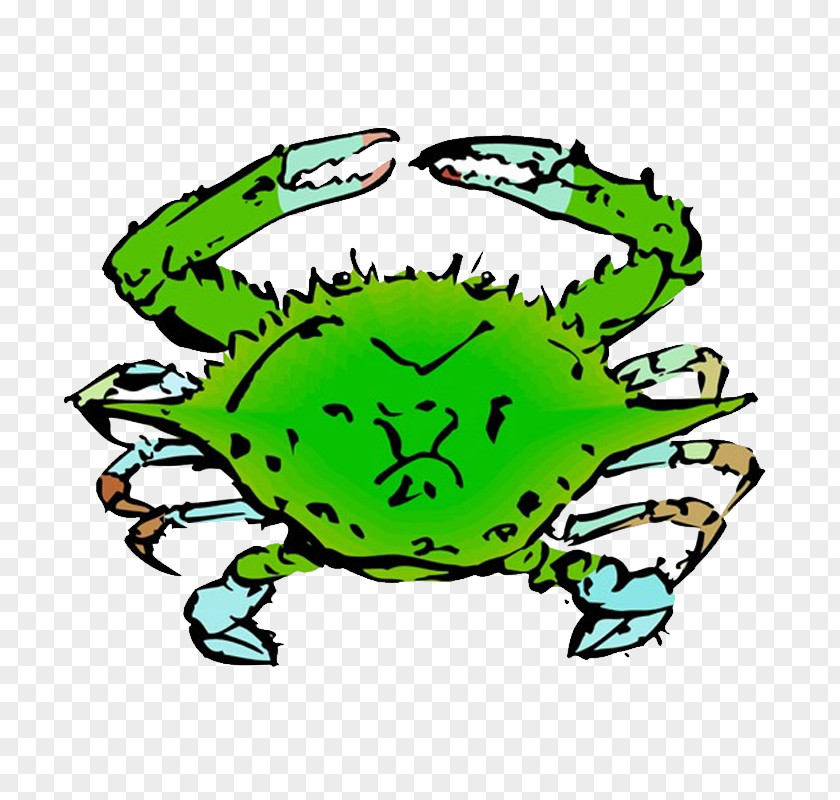 Cartoon Crab Seafood PNG