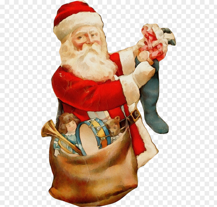 Christmas Figurine Santa Claus PNG