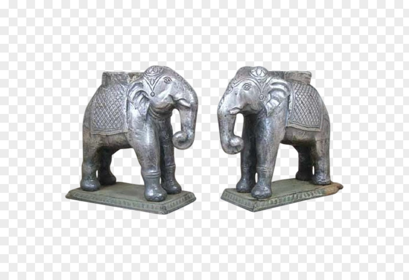 Elephant Indian African Statue Carving PNG