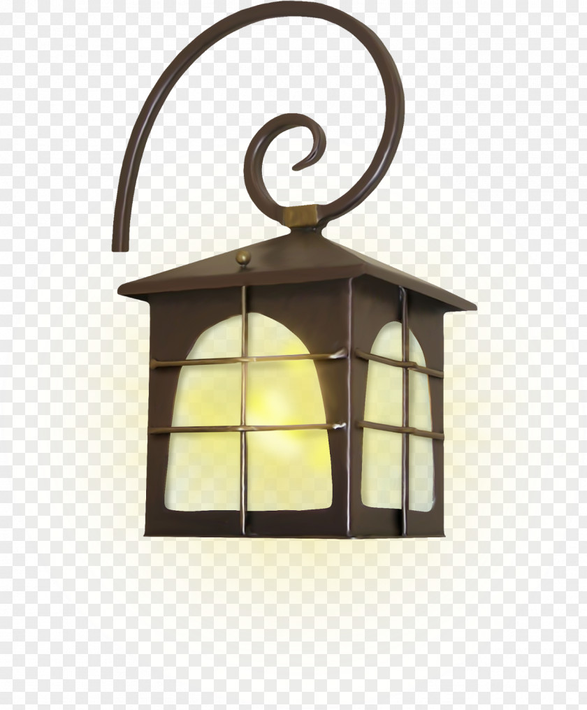 Lantern Illustration Ceiling Fixture Sconce Product Design PNG