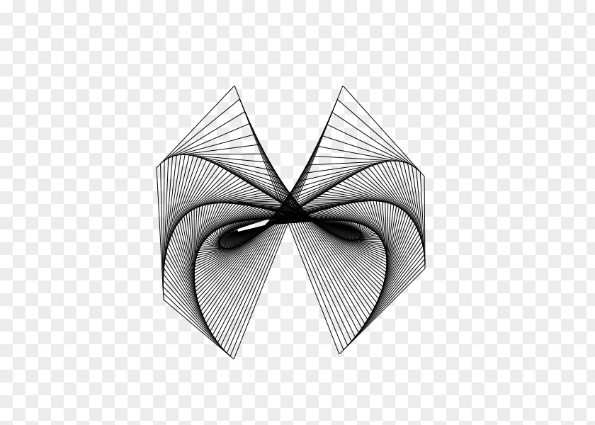 Line Bow Tie PNG