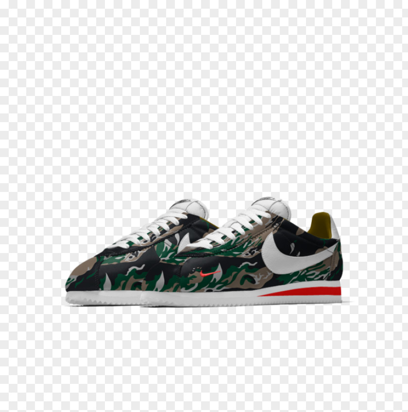 Moire Air Force Nike Cortez Shoe Sneakers PNG