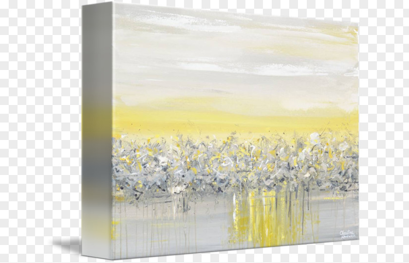 Painting Abstract Art Gallery Wrap Canvas Print PNG