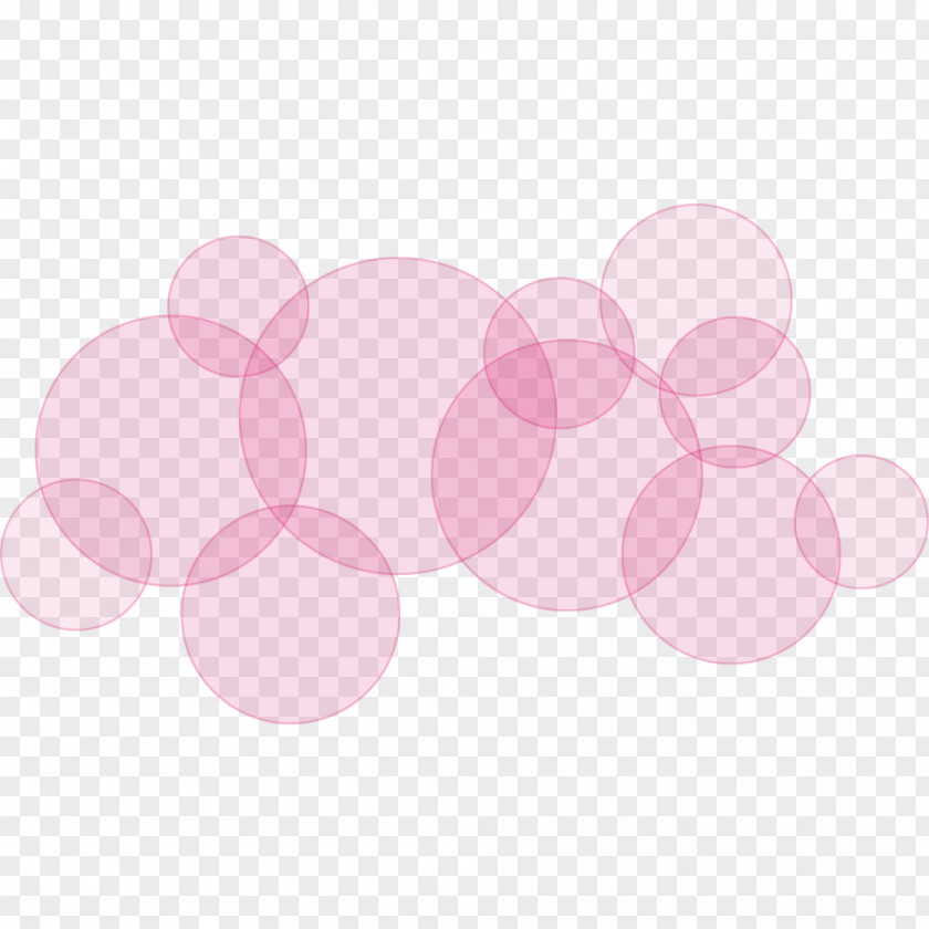 Red Bubbles Decoration Pink Bubble Icon PNG