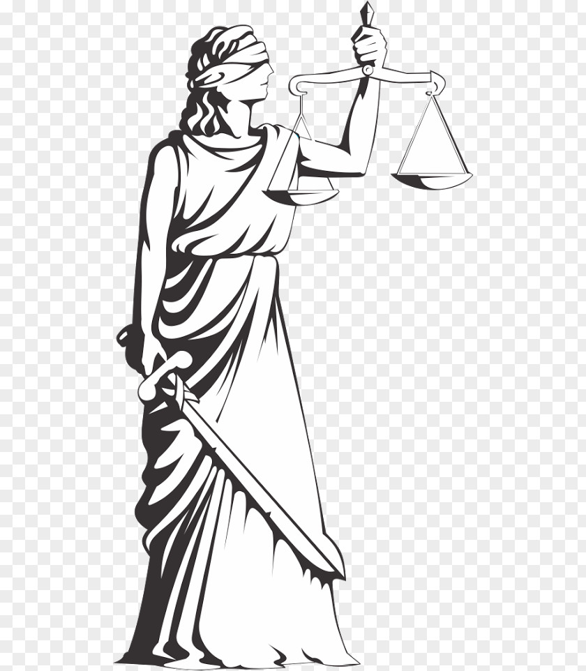 Symbol Lady Justice Themis Lawyer PNG