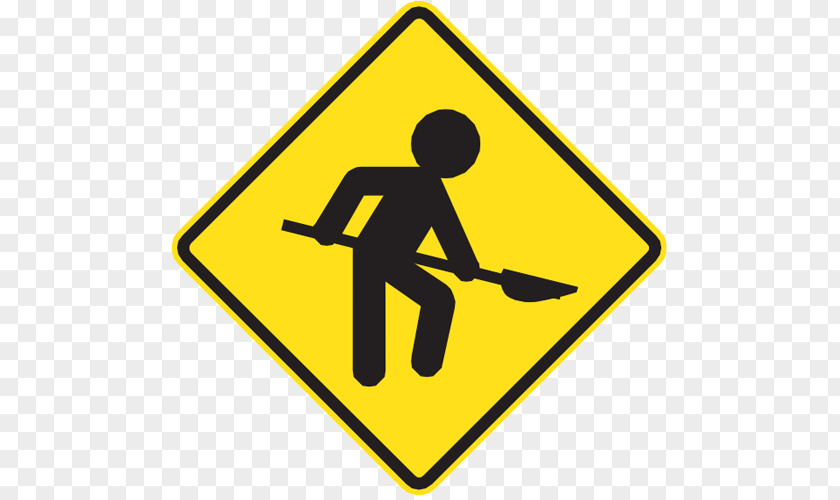 WORK Traffic Sign Pedestrian Crossing Road Clip Art PNG