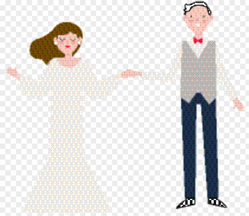 Bride Costume Design Cartoon PNG