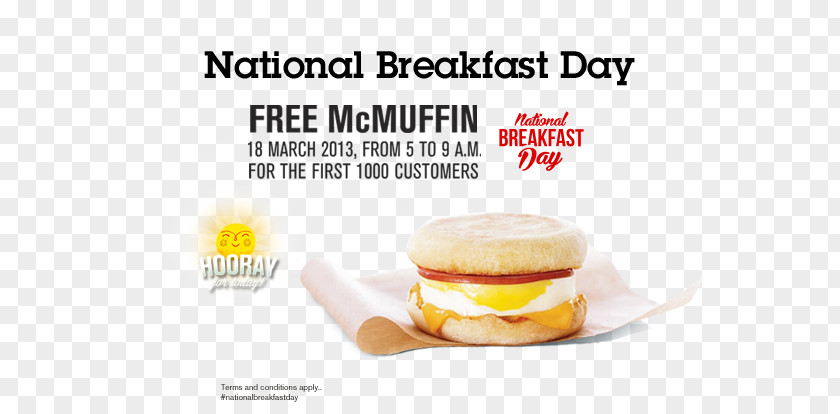 Celebrate National Day McGriddles Breakfast Filipino Cuisine Cheeseburger English Muffin PNG