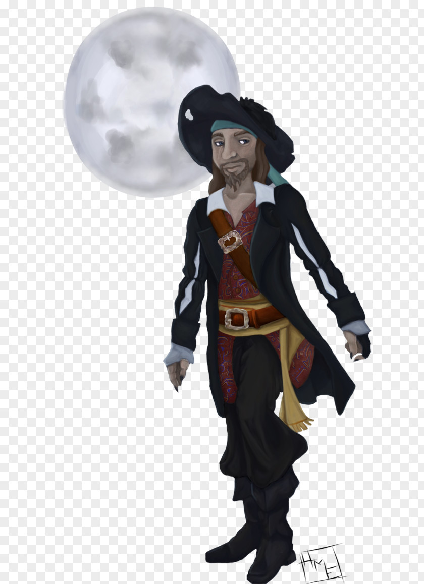 Hector Barbossa Character Figurine Fiction PNG