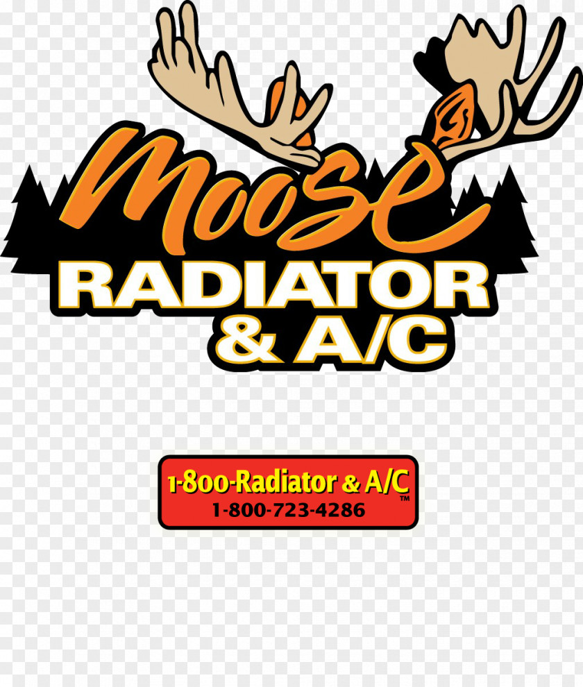 Moose Radiator Evaporative Cooler Air Conditioning 1-800-Radiator Logo PNG