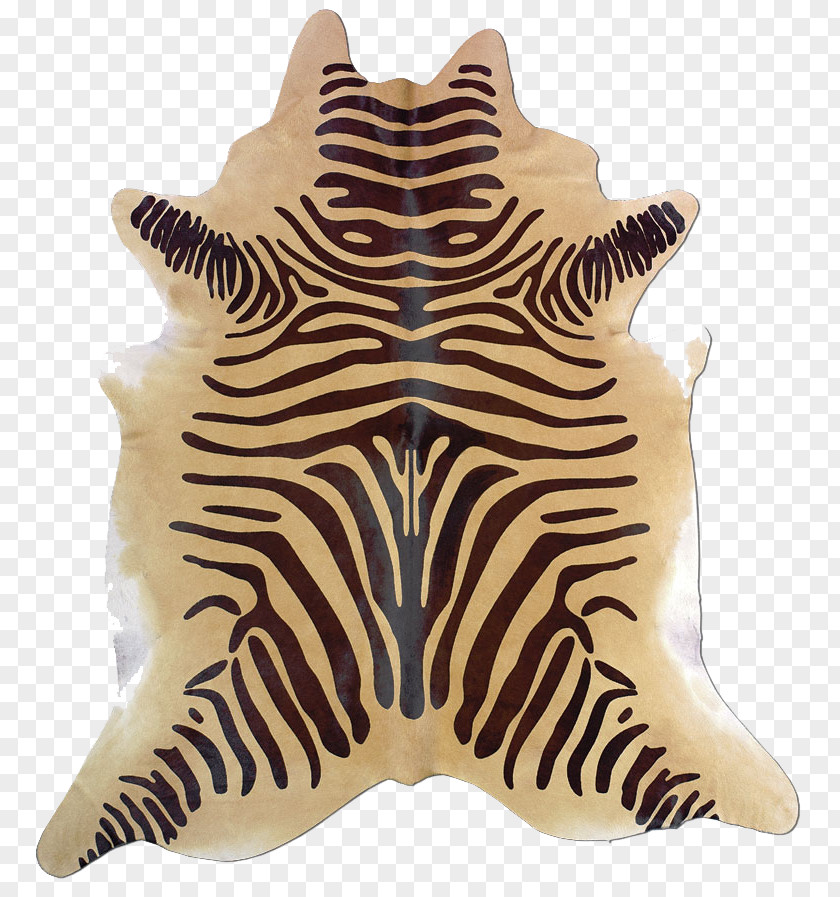 Tiger Skin Carpet Cowhide Zebra Animal Print Tufting PNG