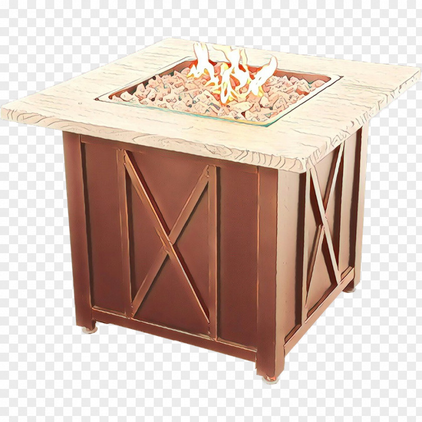 Uniflame Fire Pit Table Propane Gas PNG
