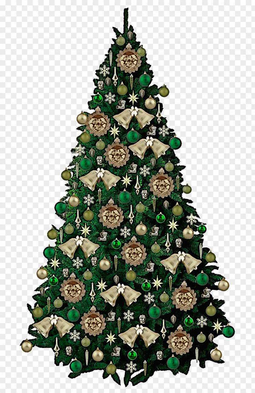 White Pine Holiday Ornament Christmas Tree PNG