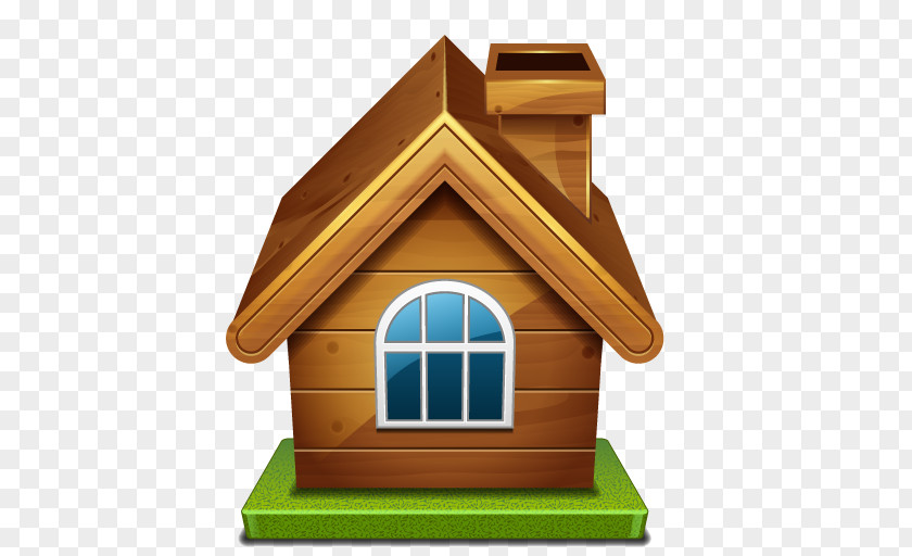 Wooden House HD Home Icon PNG