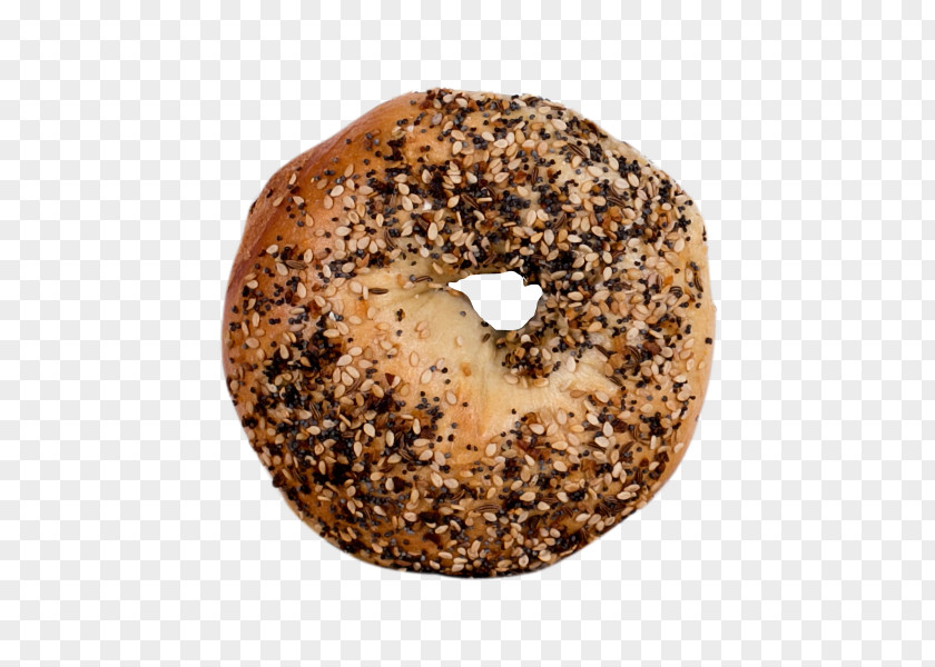 Bagel Everything Donuts Cider Doughnut Breakfast PNG