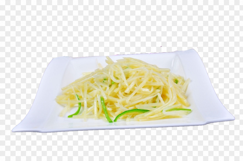 Homemade Potato Spaghetti Carbonara Vegetarian Cuisine Dish PNG