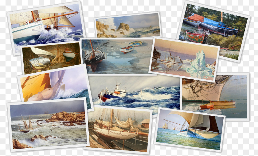 Painting Watercolor Shipyard Art Sailing Ship PNG