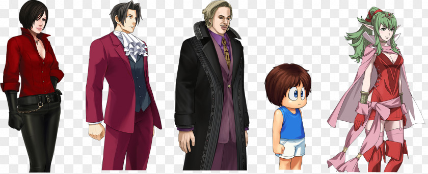 Project X Zone 2 Miles Edgeworth Ada Wong Tales Of Vesperia PNG