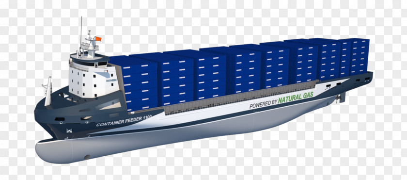 Ship Container Intermodal Cargo Feeder PNG