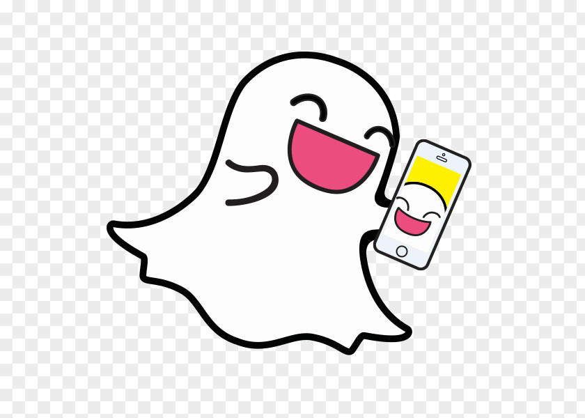 Snapchat Mobile Phones Ghost Art Clip PNG