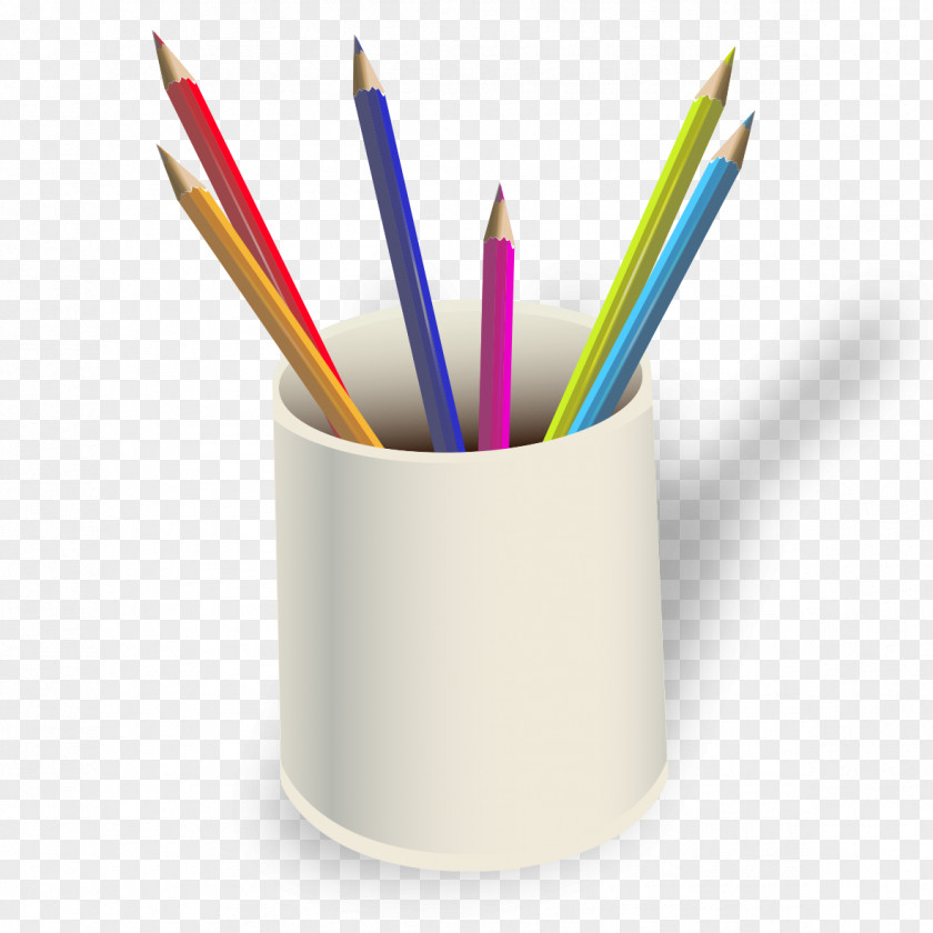 Creative Pencil Pen Colored PNG