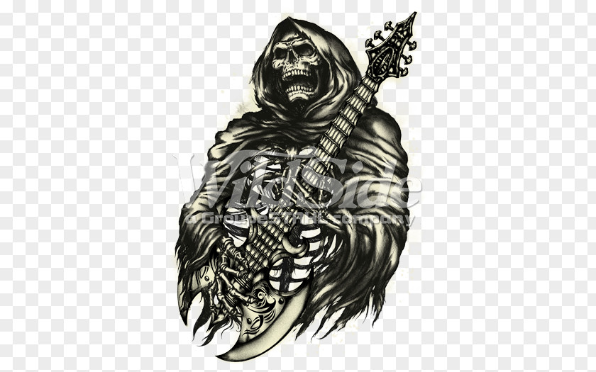 Death T-shirt Guitar Heavy Metal Music PNG metal Music, grim reaper clipart PNG