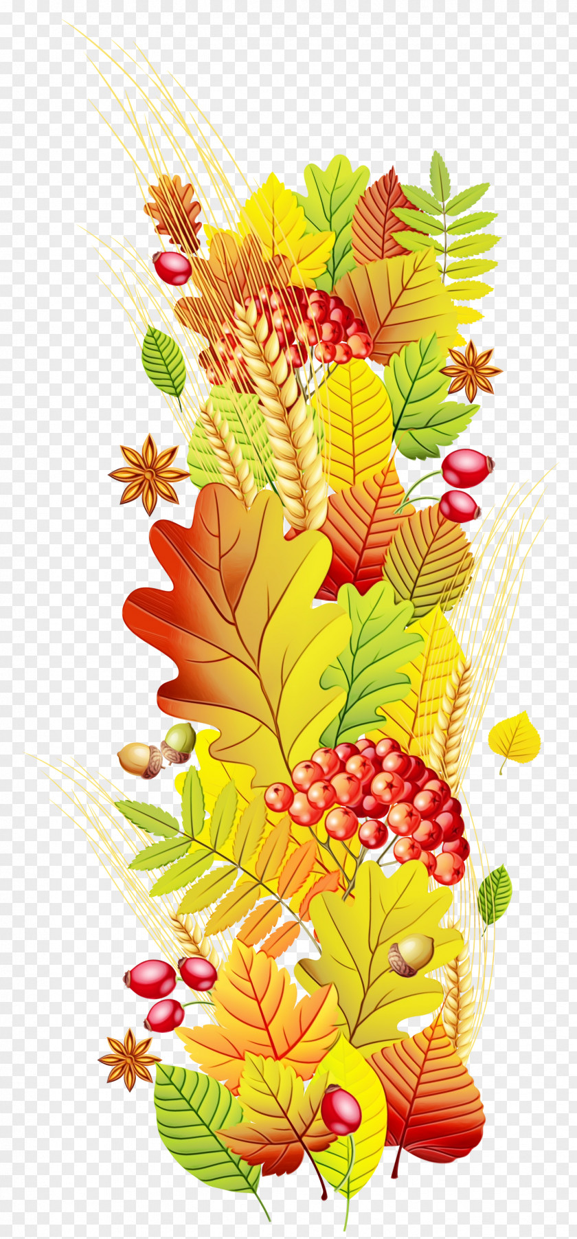 Flower Tree Autumn Leaf Drawing PNG